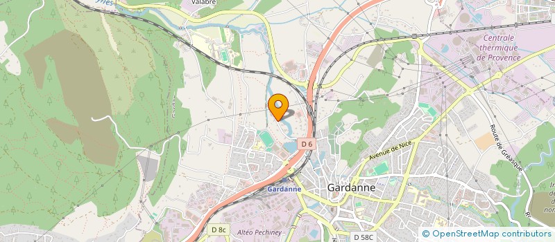 localisation de l'entreprise MADAME MARIA DE LURDES DA COSTA VALE  GARDANNE