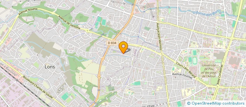 localisation de l'entreprise MADAME MARIA DE NASARE RIBEIRO à LONS