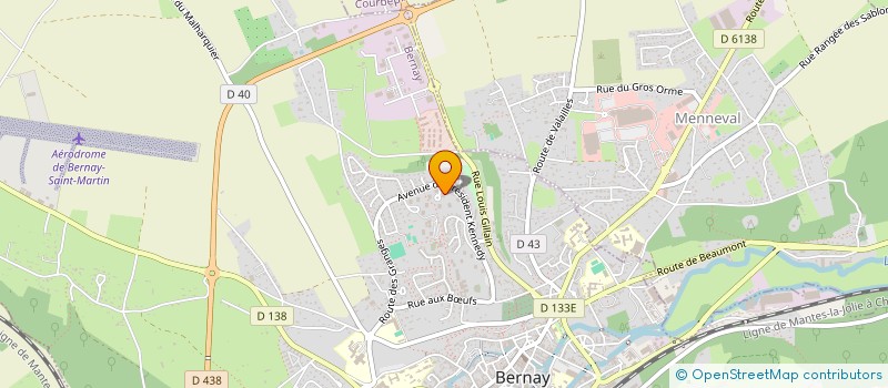 localisation de l'entreprise MADAME MARIA DE NAZARE FONSECA DE VILHENA à BERNAY