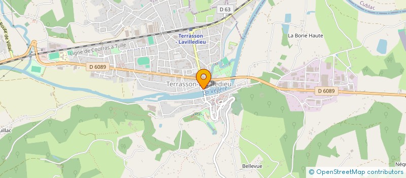 localisation de l'entreprise MADAME MARIA DE OLIVEIRA  TERRASSON-LAVILLEDIEU