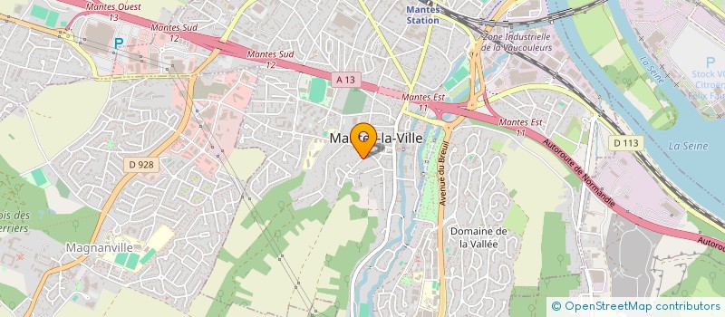 localisation de l'entreprise MADAME MARIA DE OLIVEIRA  MANTES-LA-VILLE