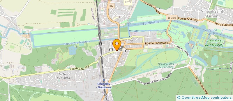 localisation de l'entreprise MADAME MARIA DE SOUSA PAIVA NUNES  CHANTILLY