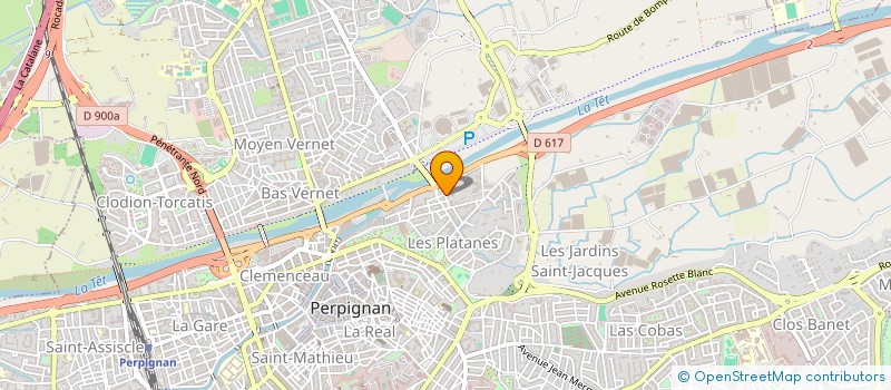 localisation de l'entreprise MADAME MARIA DE SOUSA RODRIGUES  PERPIGNAN