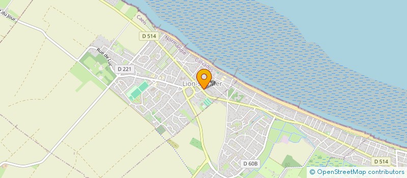 localisation de l'entreprise MADAME MARIA DE VOS  LION-SUR-MER