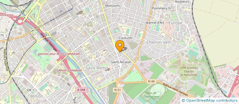 localisation de l'entreprise MADAME MARIA DEL AMOR FERNANDEZ à REIMS