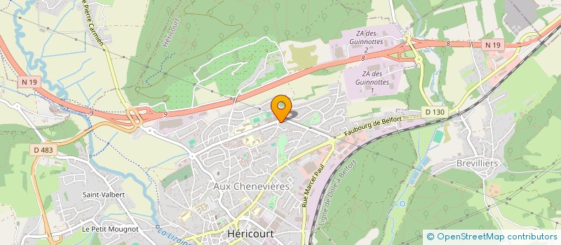 localisation de l'entreprise MADAME MARIA DEL CARMEN ARROYO  HERICOURT