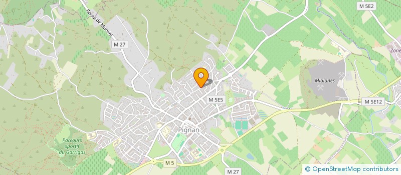 localisation de l'entreprise MADAME MARIA DEL CARMEN GIMENEZ à PIGNAN