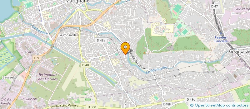 localisation de l'entreprise MADAME MARIA DEL CARMEN LUCAS  MARIGNANE