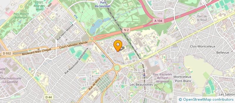 localisation de l'entreprise MADAME MARIA DEL CARMEN ORTIZ-RODRIGUEZ à AULNAY-SOUS-BOIS