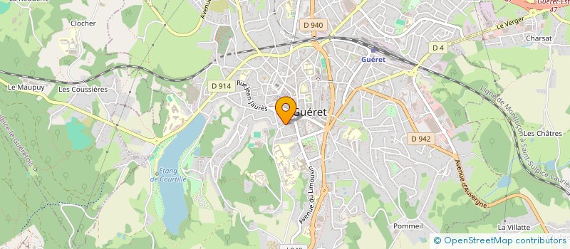 localisation de l'entreprise MADAME MARIA DEL CARMEN PEREZ SALVATIERRA  GUERET