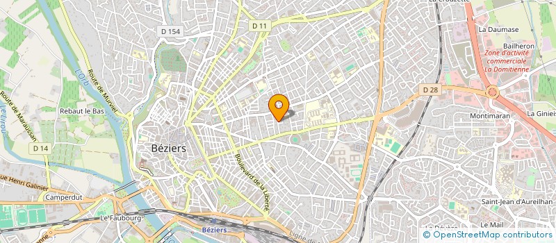 localisation de l'entreprise MADAME MARIA DEL MAL AMADOR à BEZIERS