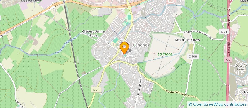 localisation de l'entreprise MADAME MARIA DEL MAR GARCIA  CANOHES