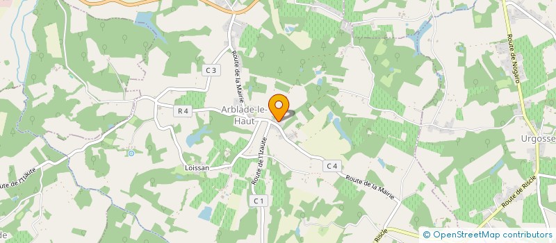 localisation de l'entreprise MADAME MARIA DEL MAR TORREGROSA PEREZ  ARBLADE-LE-HAUT