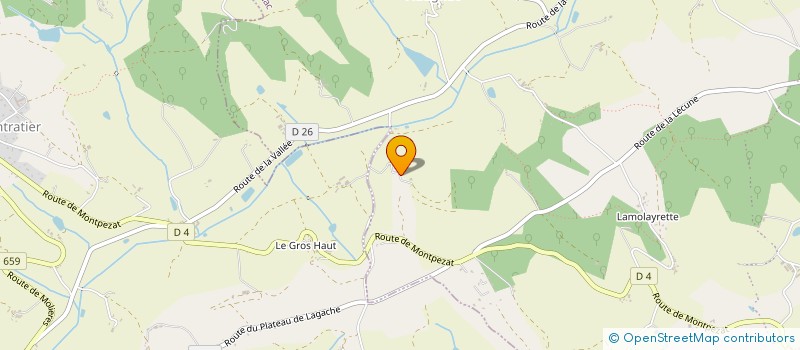localisation de l'entreprise MADAME MARIA DEL PILAR BOBADILLA ALONSO à CAZES-MONDENARD