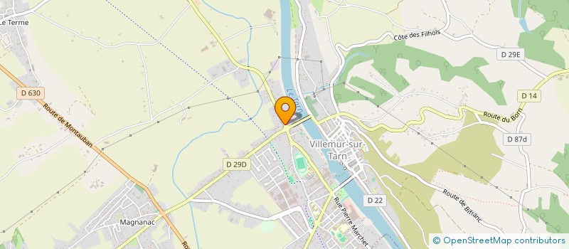 localisation de l'entreprise MADAME MARIA DEL PILAR JIMENEZ SANCHEZ  VILLEMUR-SUR-TARN