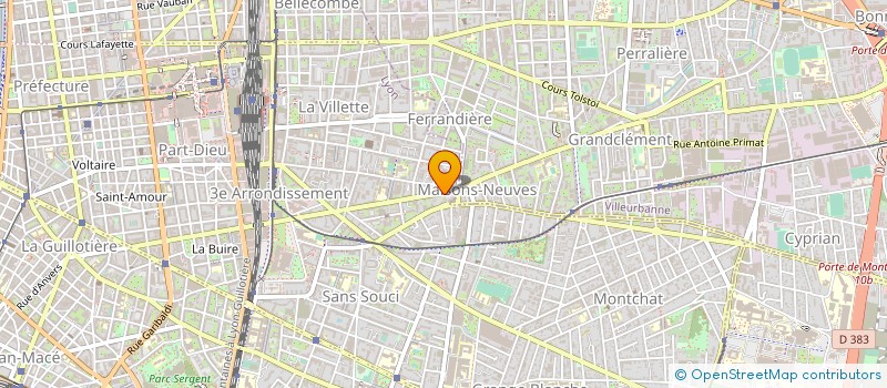 localisation de l'entreprise MADAME MARIA DELORIDO  LYON