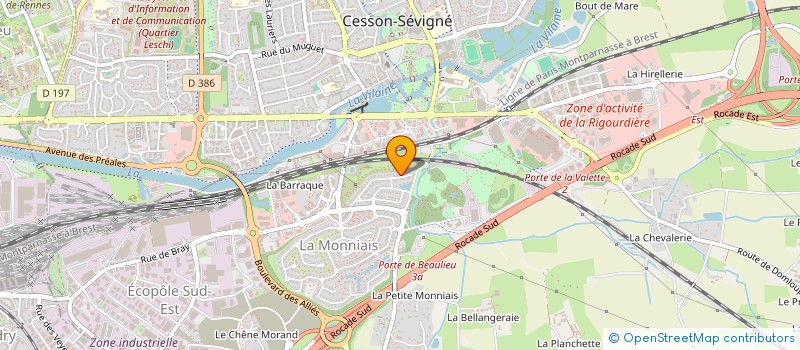 localisation de l'entreprise MADAME MARIA DESAUNAY à CESSON-SEVIGNE