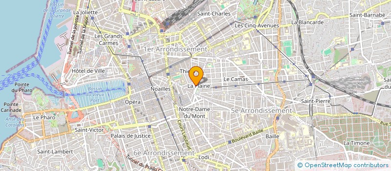 localisation de l'entreprise MADAME MARIA DI CARLO à MARSEILLE