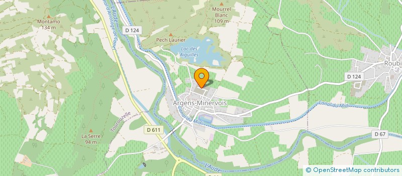 localisation de l'entreprise MADAME MARIA DI MARCO  ARGENS-MINERVOIS