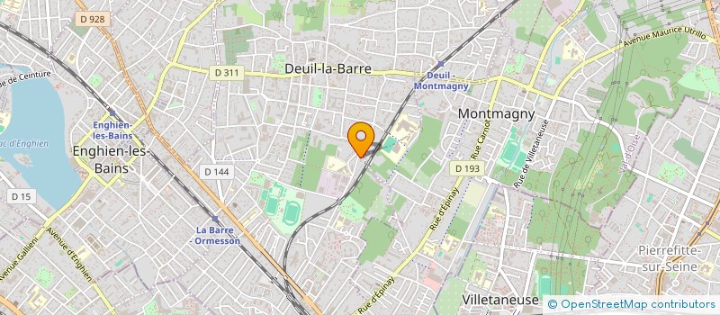 localisation de l'entreprise MADAME MARIA DIAS PAIVA MARQUES AFONSO  DEUIL-LA-BARRE