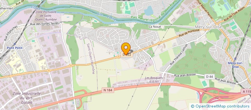 localisation de l'entreprise MADAME MARIA DO CARMO DA SILVA TEIXEIRA à MERY-SUR-OISE