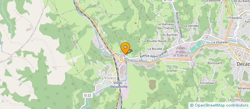 localisation de l'entreprise MADAME MARIA DO CARMO DOS SANTOS  VIVIEZ