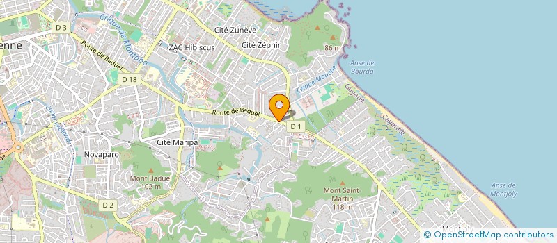 localisation de l'entreprise MADAME MARIA DO DESTERRO FARIAS DO NASCIMENTO  CAYENNE