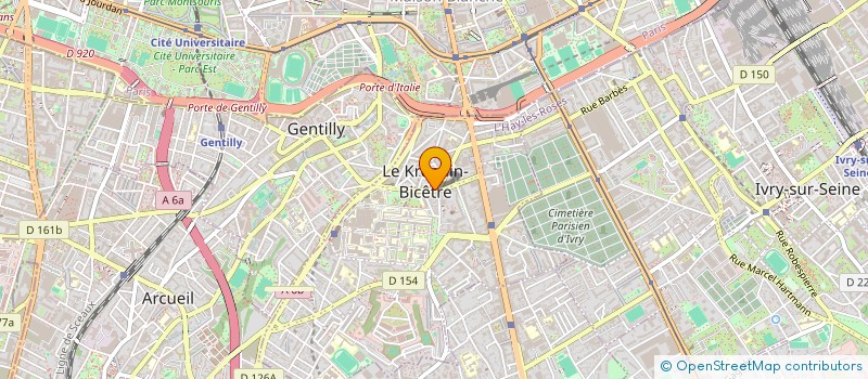 localisation de l'entreprise MADAME MARIA DO PACO FONTES  LE KREMLIN-BICETRE