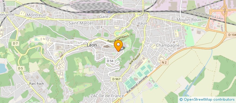 localisation de l'entreprise MADAME MARIA DO SOCORRO LIMA SALES à LAON