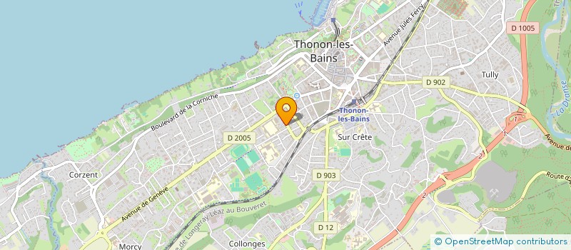localisation de l'entreprise MADAME MARIA DOLORES CASELLI à THONON-LES-BAINS