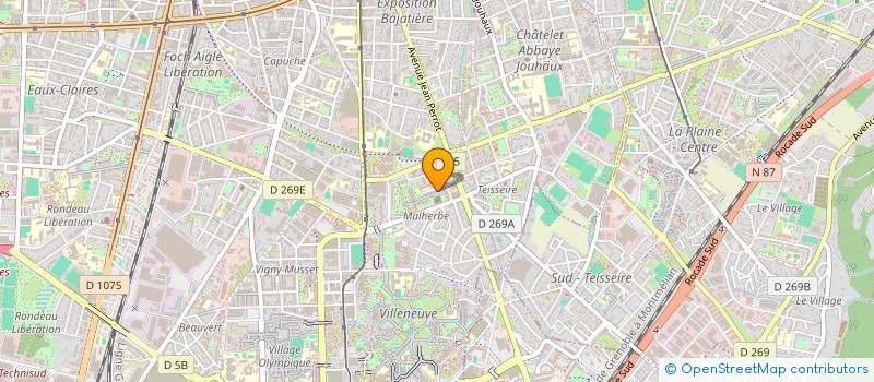 localisation de l'entreprise MADAME MARIA DOMINGUES OLIVEIRA à GRENOBLE