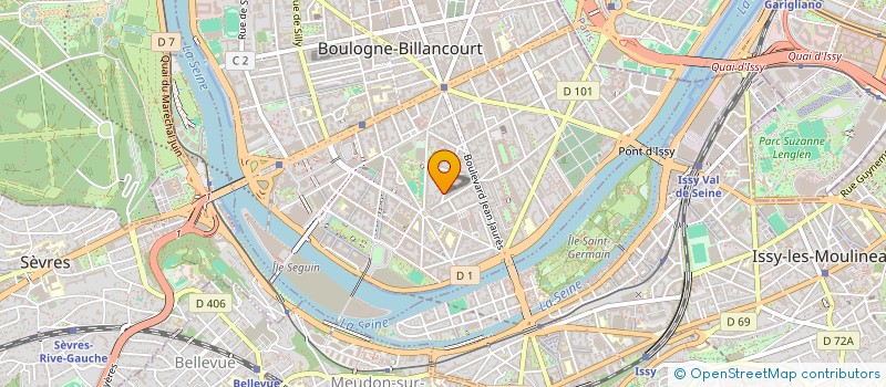 localisation de l'entreprise MADAME MARIA DOS ANJOS DE AZEVEDO FERREIRA à BOULOGNE-BILLANCOURT