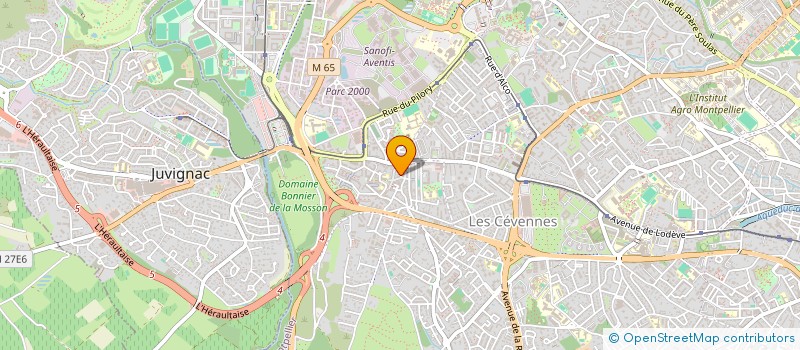 localisation de l'entreprise MADAME MARIA DOS ANJOS OLIVEIRA à MONTPELLIER