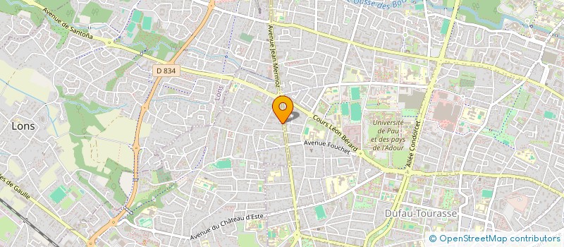 localisation de l'entreprise MADAME MARIA DOS SANTOS à LONS