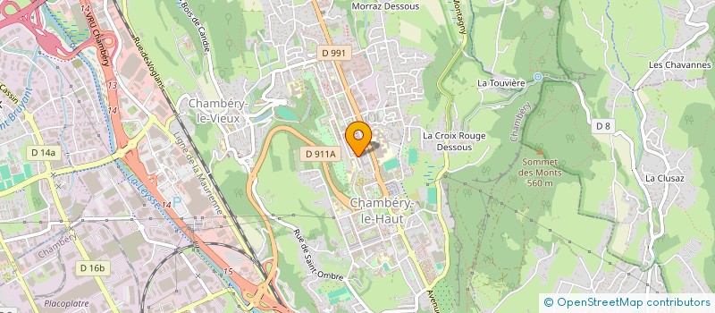 localisation de l'entreprise MADAME MARIA DOS SANTOS CORTES  CHAMBERY