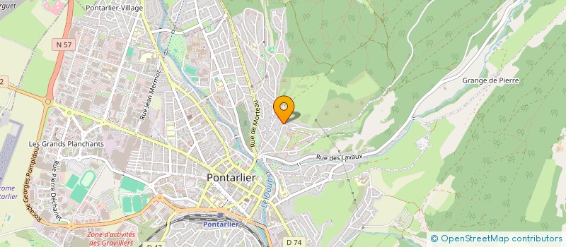 localisation de l'entreprise MADAME MARIA DOS SANTOS MARQUES  PONTARLIER