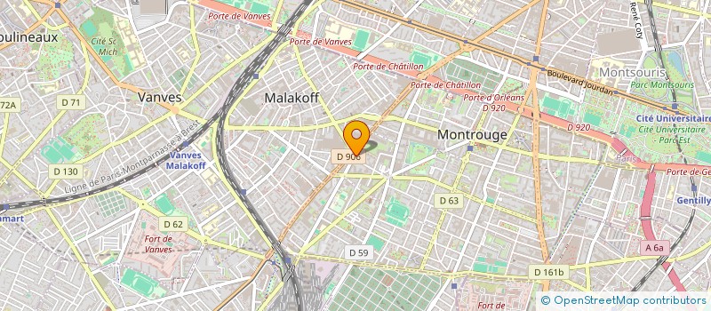 localisation de l'entreprise MADAME MARIA DOS SANTOS MENDES  MONTROUGE