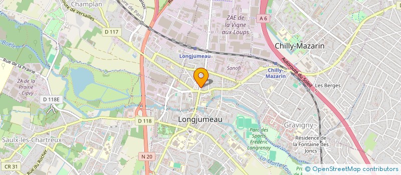 localisation de l'entreprise MADAME MARIA DOSCALIUC à LONGJUMEAU