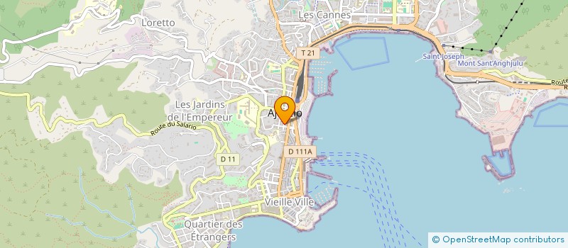 localisation de l'entreprise MADAME MARIA-DUMENICA ZAMBERNARDI  AJACCIO