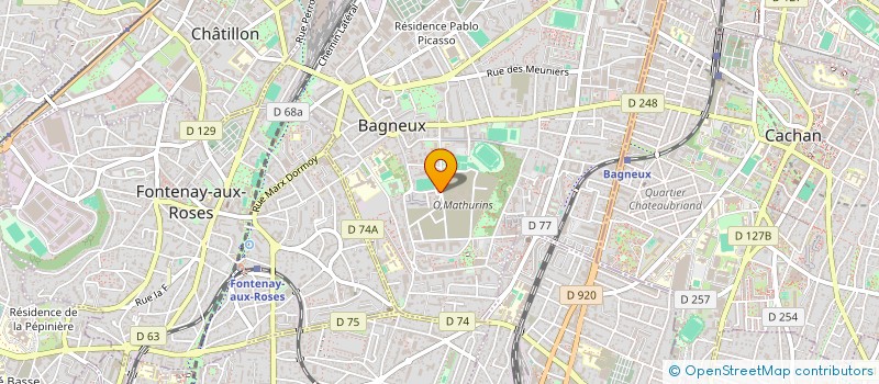 localisation de l'entreprise MADAME MARIA DUMITRASCU à BAGNEUX