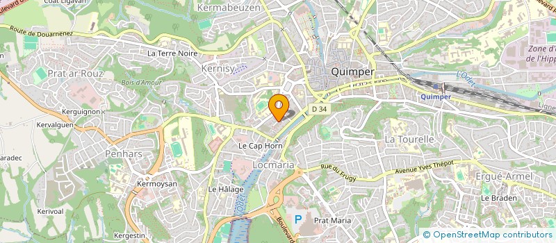 localisation de l'entreprise MADAME MARIA DUMITRU à QUIMPER