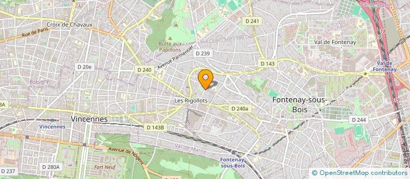 localisation de l'entreprise MADAME MARIA DUURSMA à FONTENAY-SOUS-BOIS