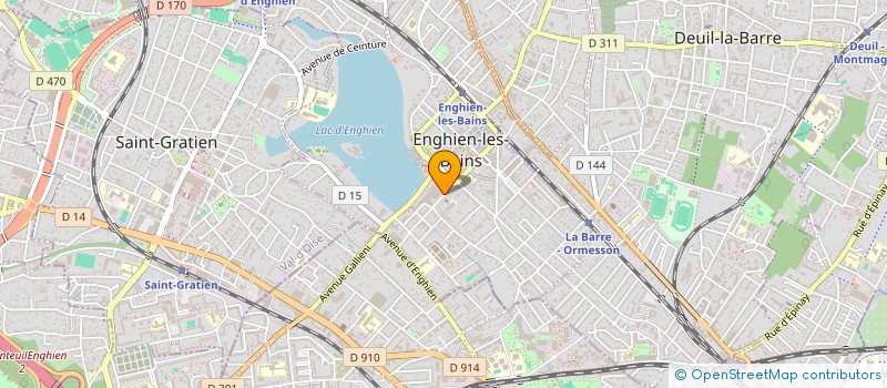 localisation de l'entreprise MADAME MARIA EID  ENGHIEN-LES-BAINS