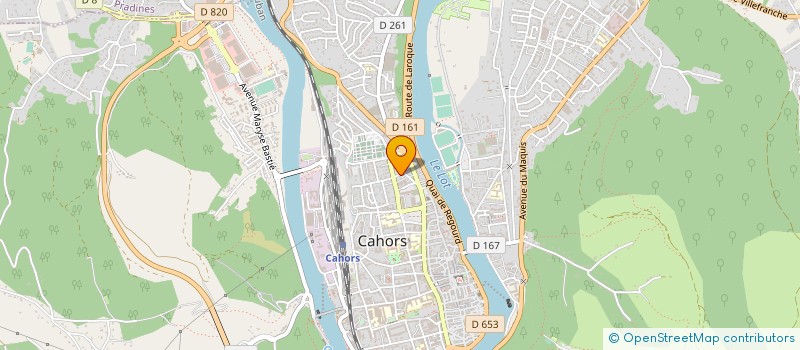 localisation de l'entreprise MADAME MARIA-ELISABETH TEIXEIRA  CAHORS