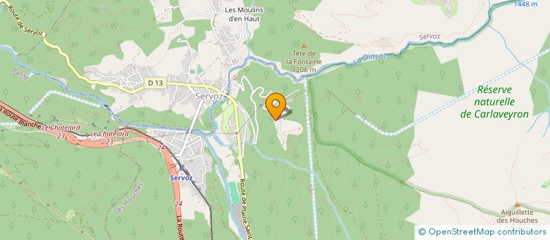 localisation de l'entreprise MADAME MARIA ELISABETH WALCH  LES HOUCHES