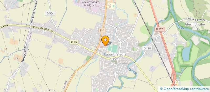 localisation de l'entreprise MADAME MARIA ELMEROUANI à LABARTHE-SUR-LEZE