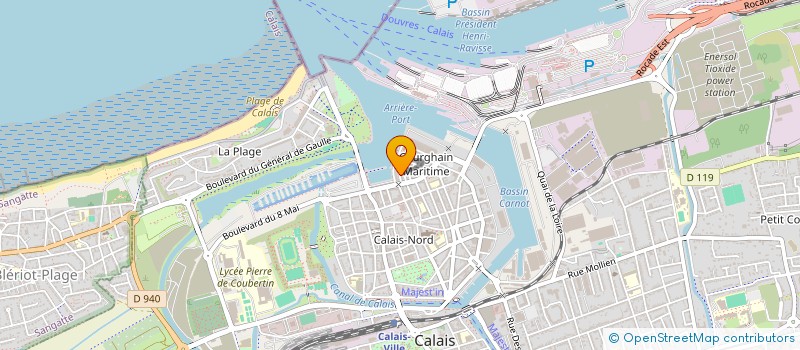 localisation de l'entreprise MADAME MARIA ESTHER ALVAREZ RODRIGUEZ  CALAIS