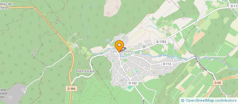 localisation de l'entreprise MADAME MARIA ESTHER GARCIA BENJAMIN  LES MATELLES