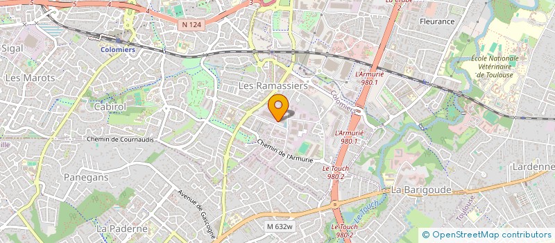 localisation de l'entreprise MADAME MARIA EZZAIMI à COLOMIERS
