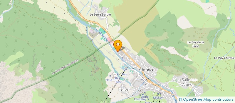 localisation de l'entreprise MADAME MARIA FACCINI  LA SALLE-LES-ALPES